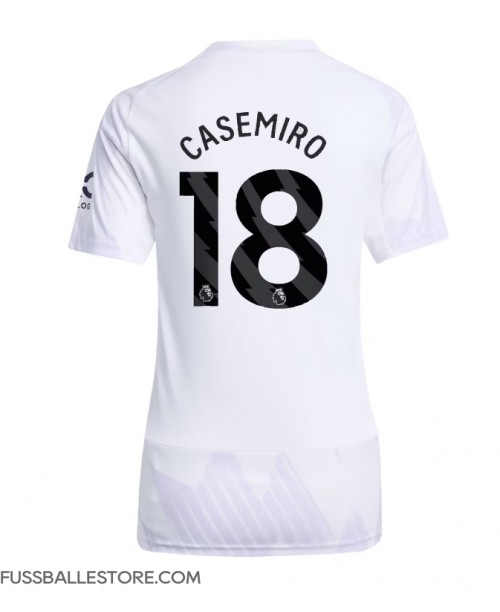 Günstige Manchester United Casemiro #18 Auswärtstrikot Damen 2025-26 Kurzarm Günstige Manchester United Casemiro #18 Auswärtstrikot Damen 2025-26 Kurzarm